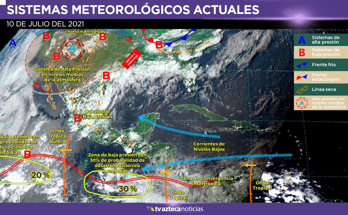 Clima en México 10 de julio: hasta 50 grados en Sonora y BC - Vimarsana News